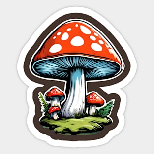 Mushrooms Sticker